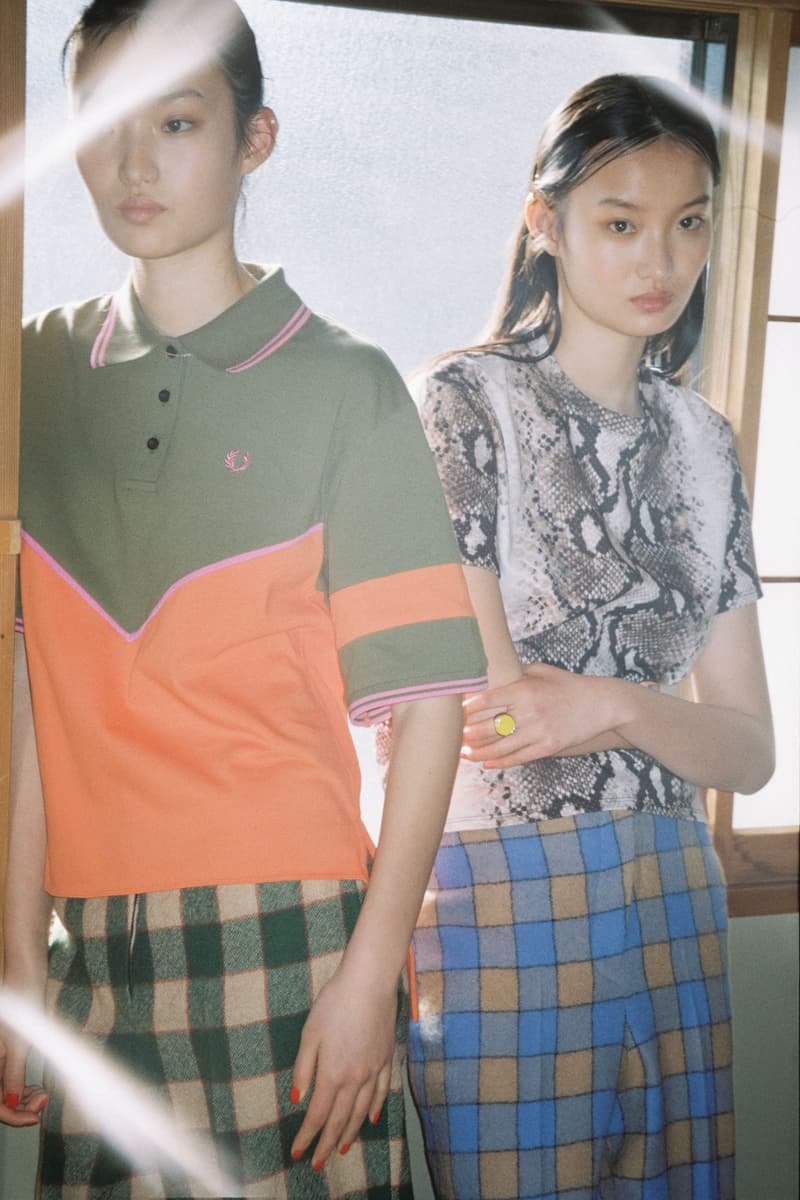 Akane Utsunomiya Fred Perry Collaboration Collection Campaign Polo