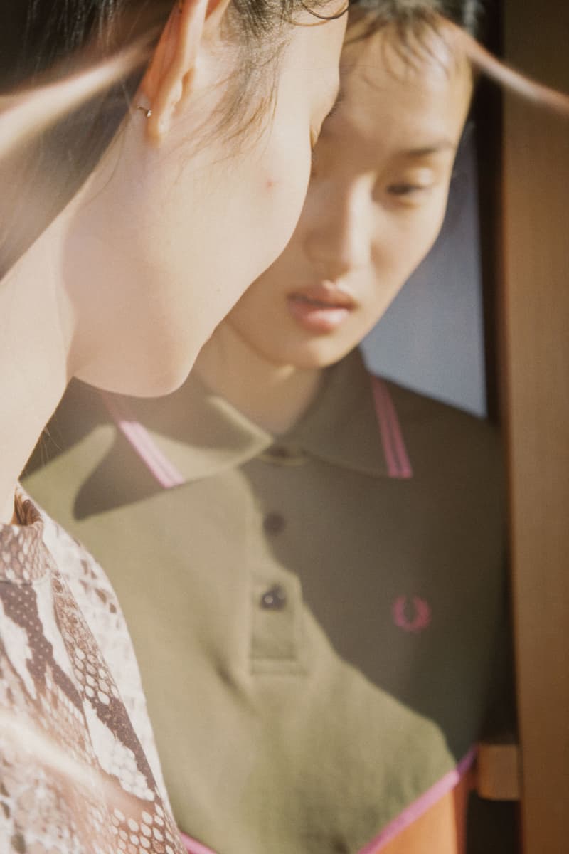 Akane Utsunomiya Fred Perry Collaboration Collection Campaign Polo