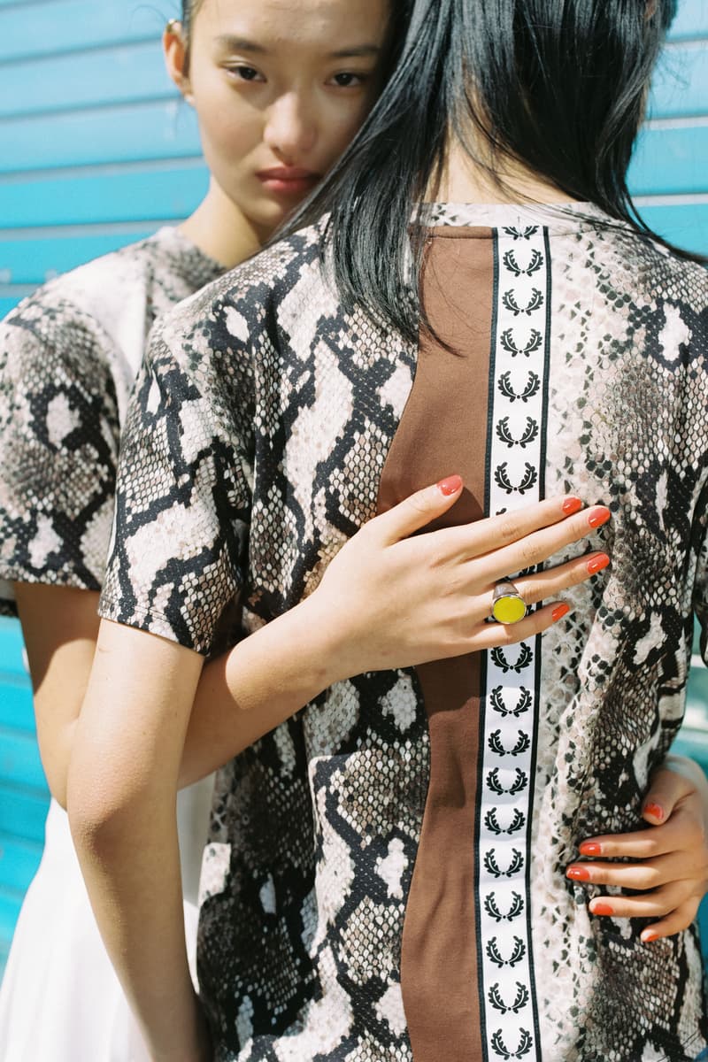Akane Utsunomiya Fred Perry Collaboration Collection Campaign Polo