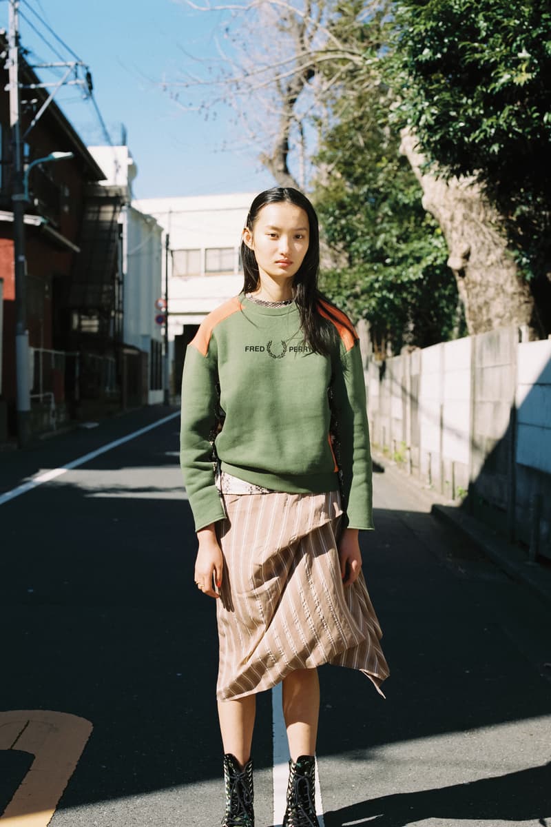 Akane Utsunomiya Fred Perry Collaboration Collection Campaign Polo