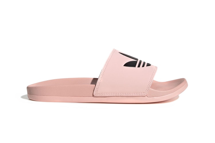 Go on Summer Vacation in adidas' Latest Adilette Slides in Pastel Pink