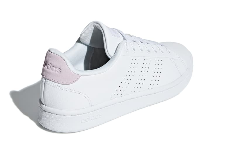 adidas New Advantage Shoe Cloud White and Pink HYPEBAE