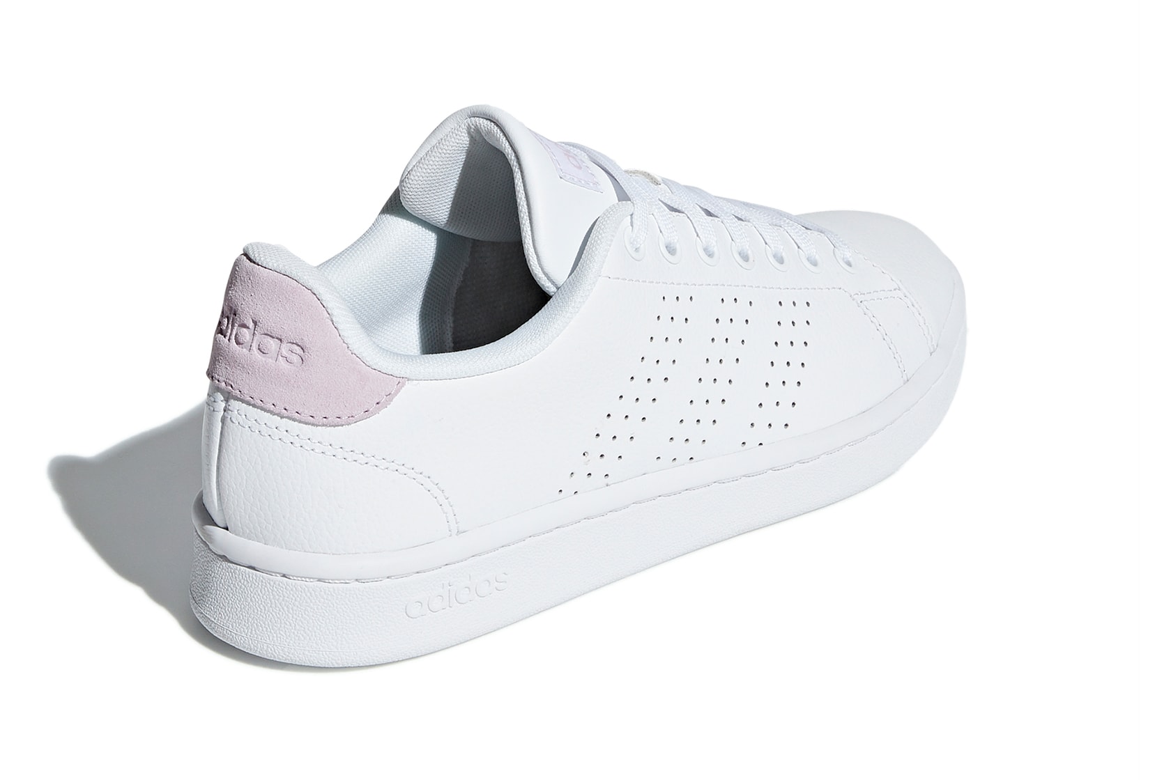 adidas advantage sneakers pink white