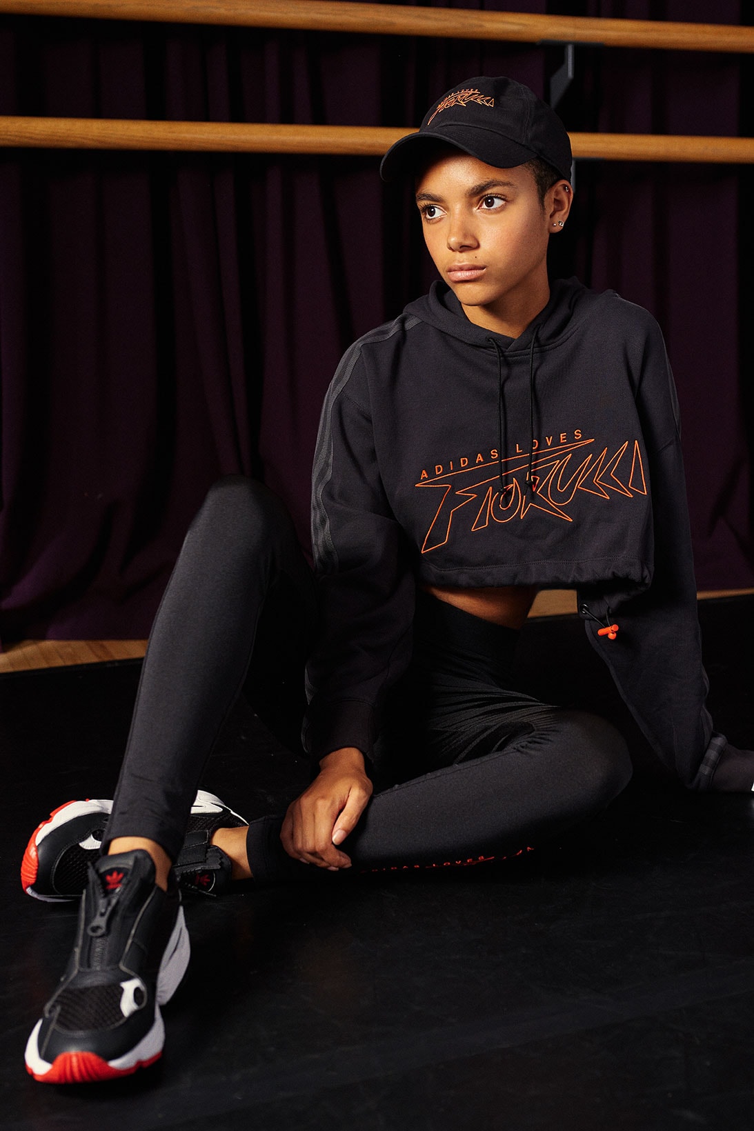 adidas originals fiorucci collaboration fall sleek super falcon zip womens sneakers fanny packs t-shirts