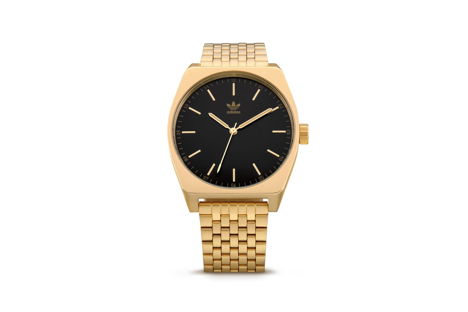 adidas black gold watch