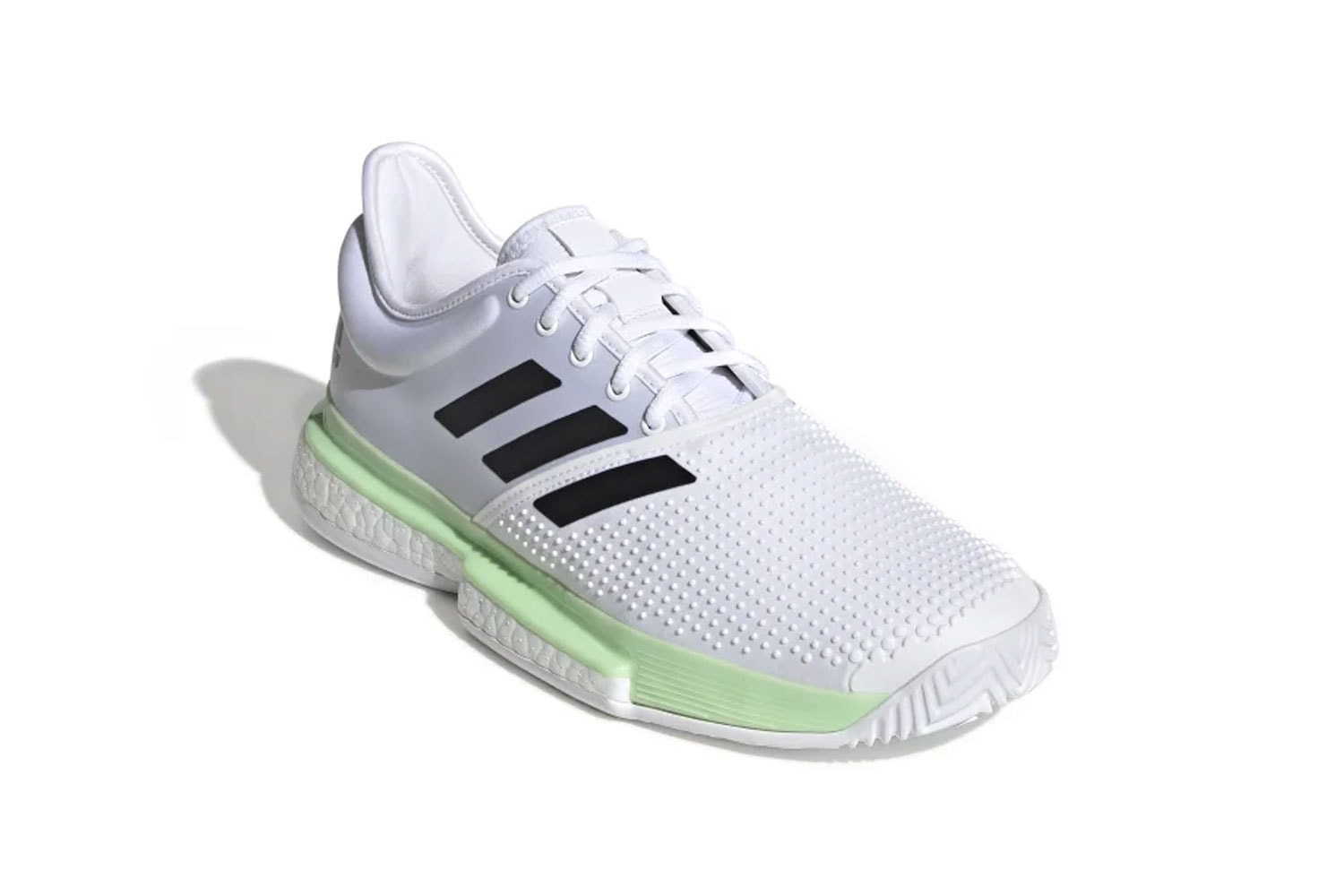 adidas us open tennis solecourt womens sneakers glow green mint boost garbine muguruza