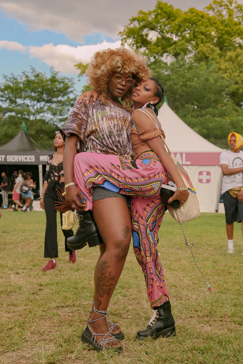 Afropunk 2019 Festival Street Style Top Black Brown Shorts Blue