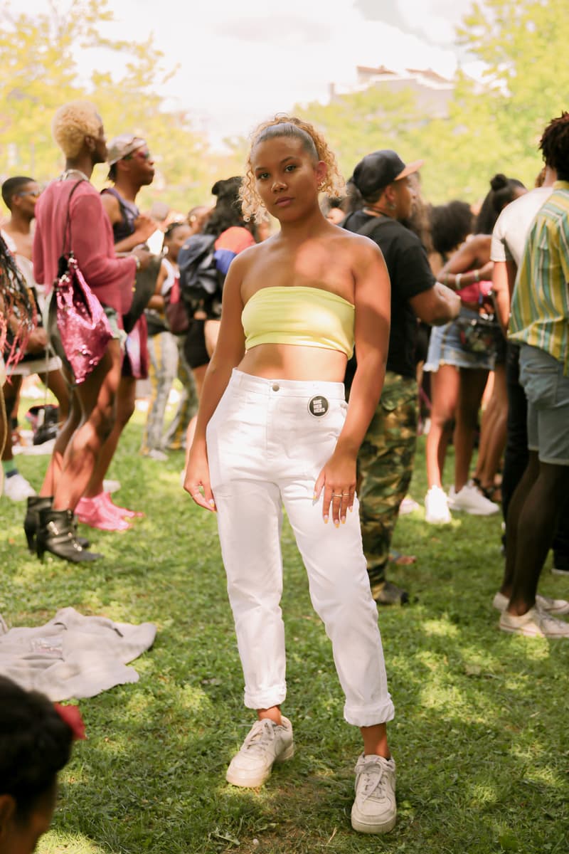 Afropunk 2019 Festival Street Style Top Yellow Pants White