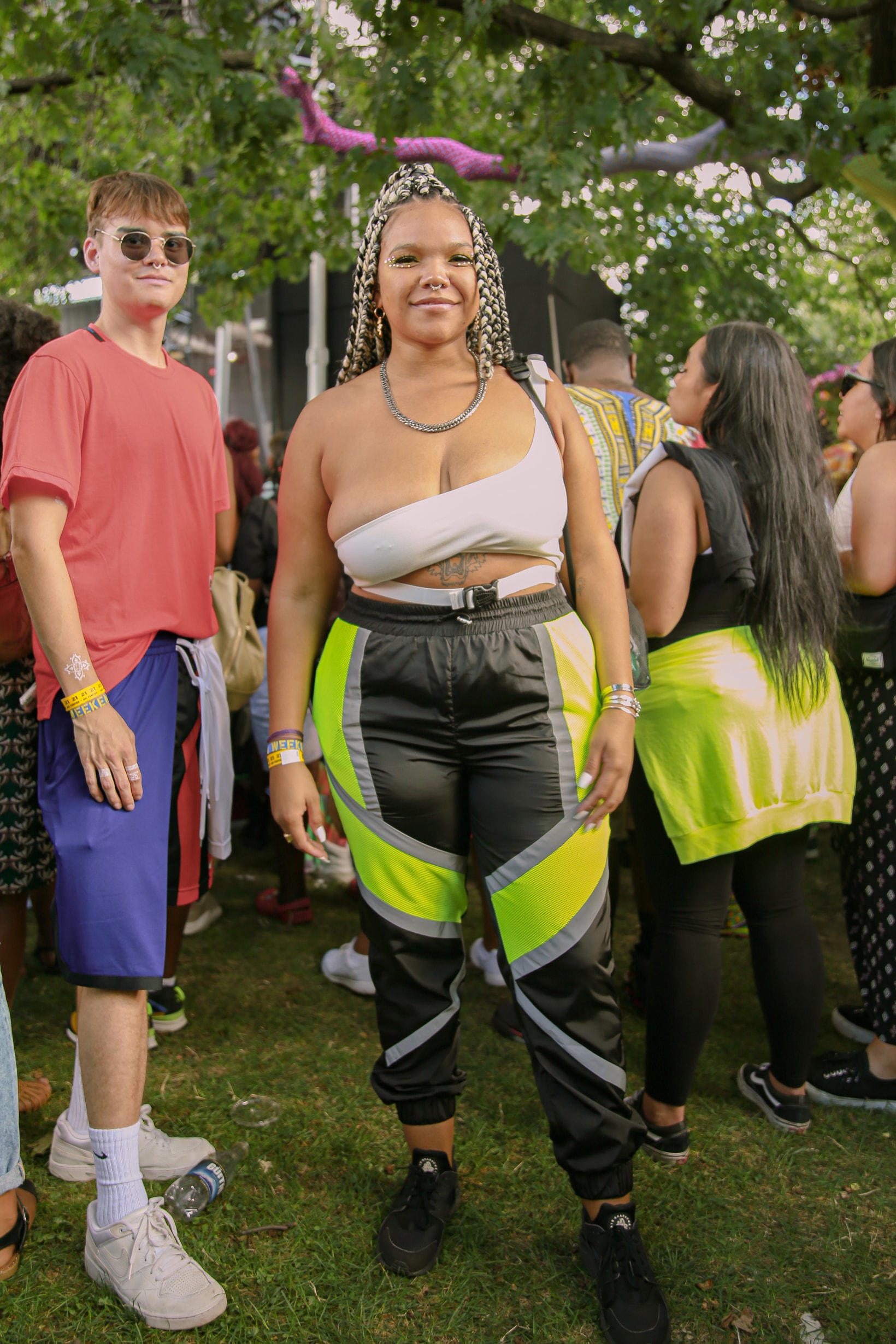 Afropunk 2019 Festival Street Style Top White Pants Black