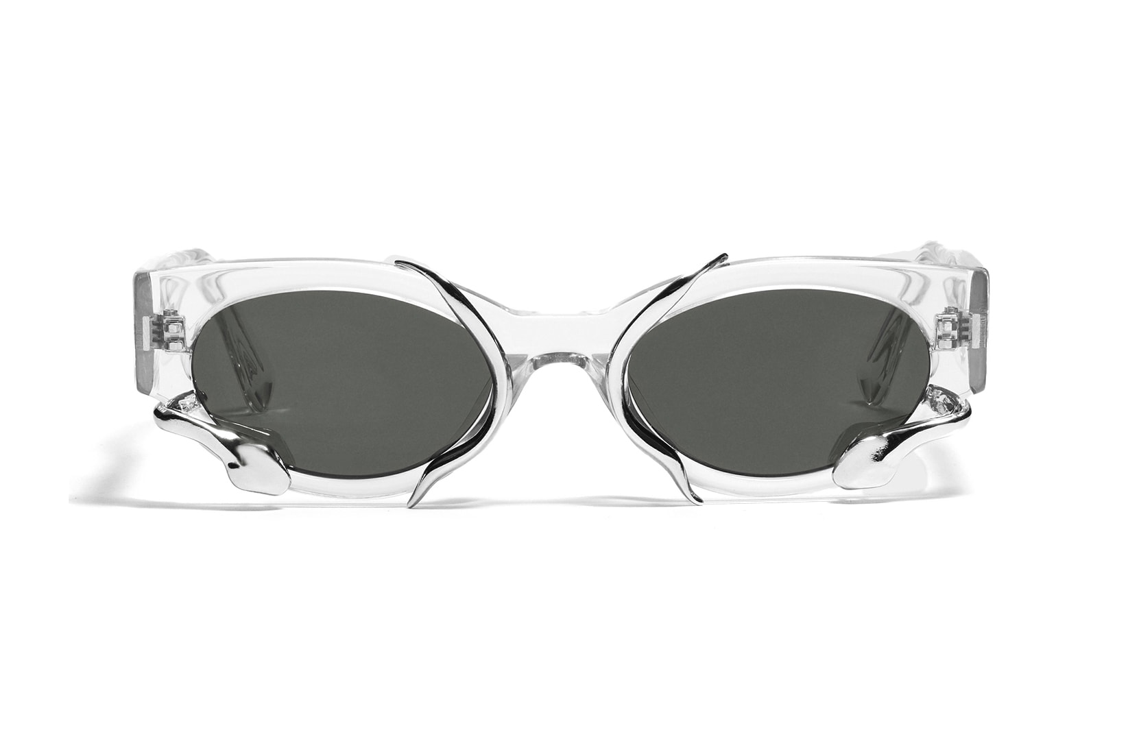 alexander wang gentle monster eyewear sunglasses collaboration snake cat eye clear transparent