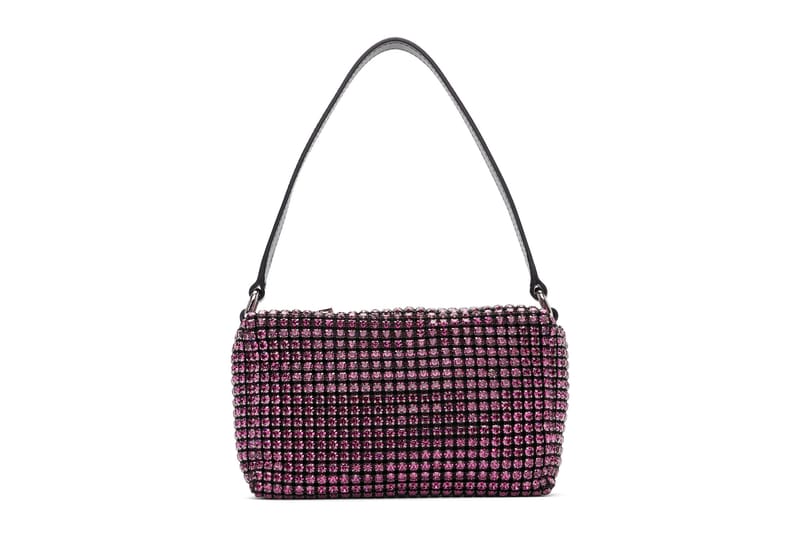 Pink Crystal Bag Silver Rhinestone Purse Soft Pouch Bag Knot Bag Pink Hand  Bag | eBay
