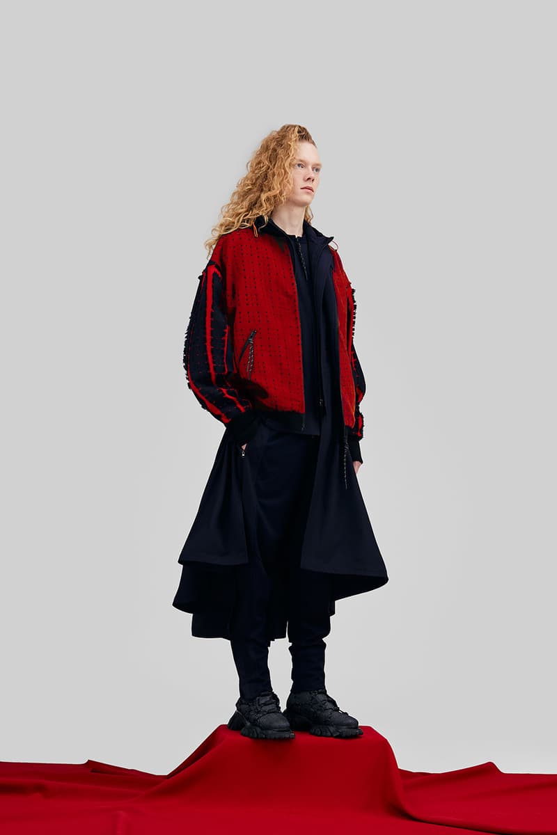 angel chen woolmark prize finalist collection wool sustainability coats dresses