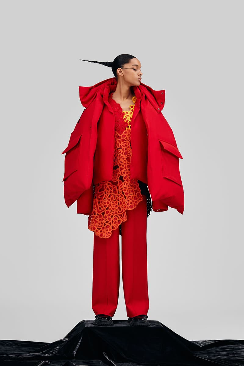 angel chen woolmark prize finalist collection wool sustainability coats dresses
