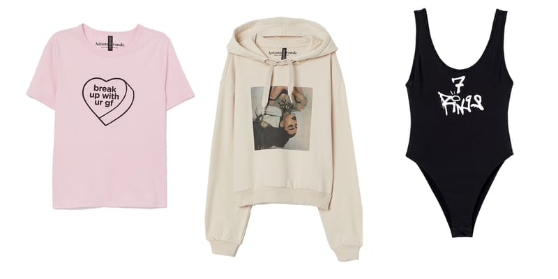 ariana grande merch uk h&m