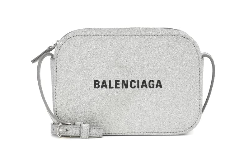 Shop Balenciaga Silver Glitter Xs Shoulder Bag Hypebae