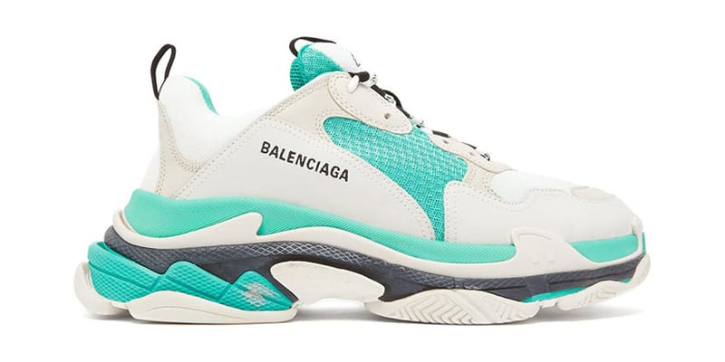 balenciaga turquoise sneakers