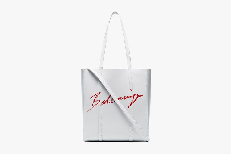Balenciaga's White Lipstick Tote Bag Is Your New Fall Essential