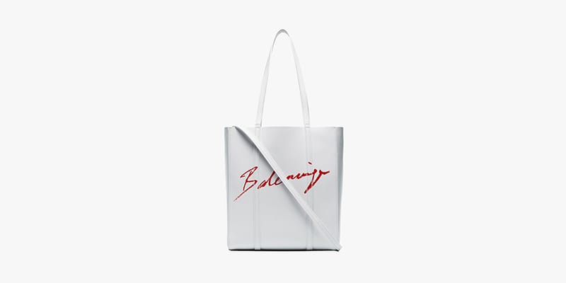 balenciaga white tote