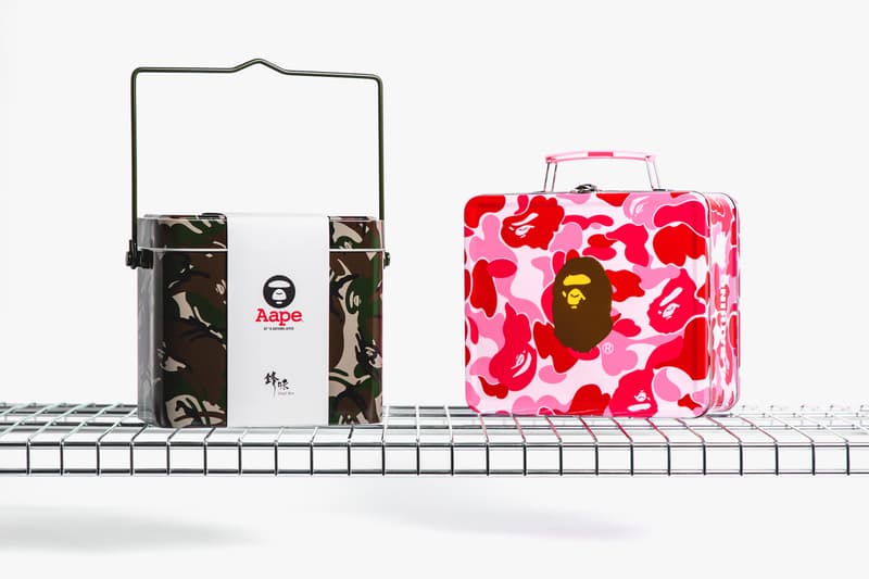 BAPE Pink Logo Mooncakes Mid Autumn Festival Sweet Treat Box Gift A Bathing Ape Celebration Hong Kong China Event Festival