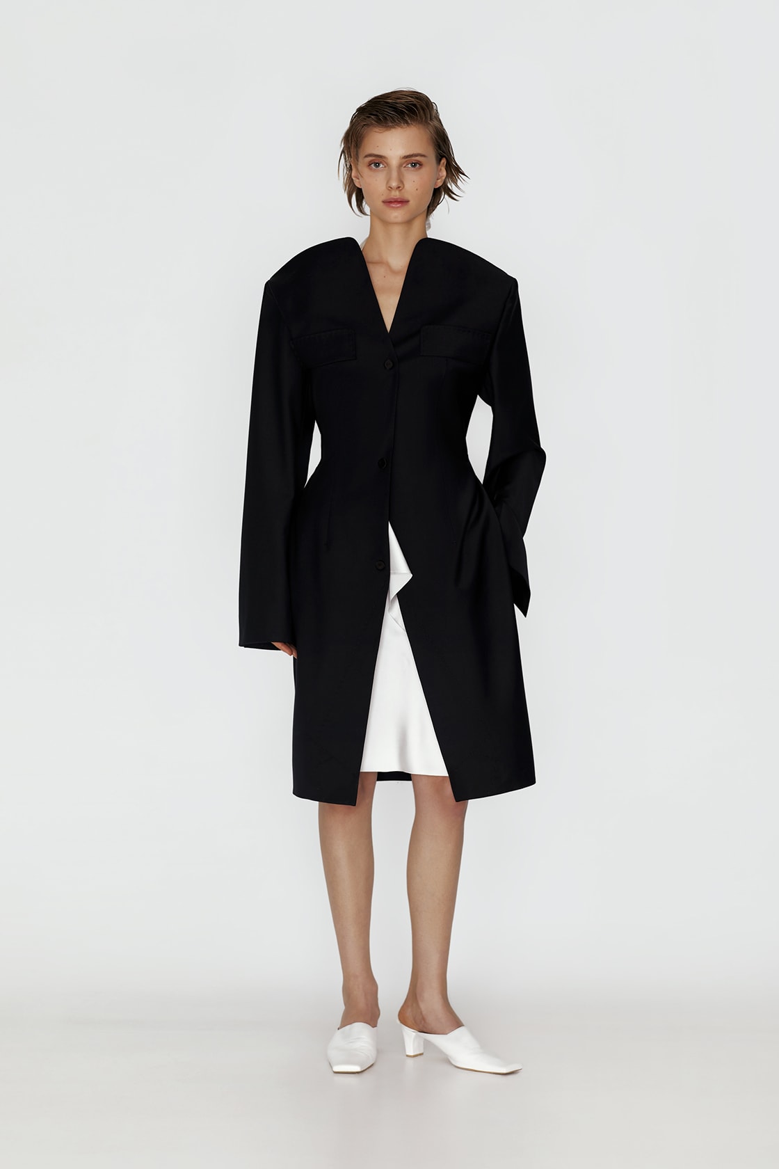 bevza fall winter collection coats jackets outerwear layering release minimalist
