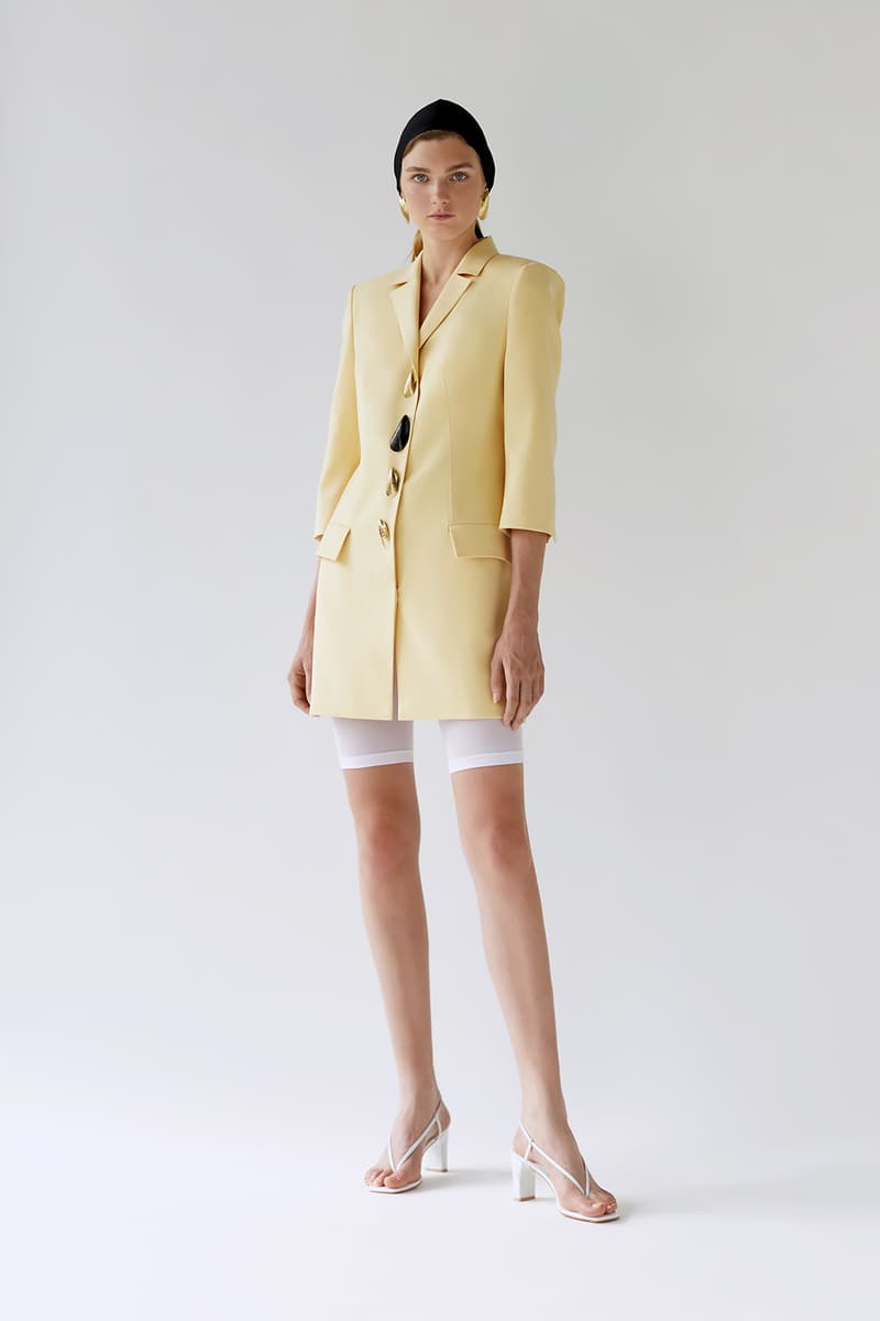bevza spring summer lookbook yellow blazer