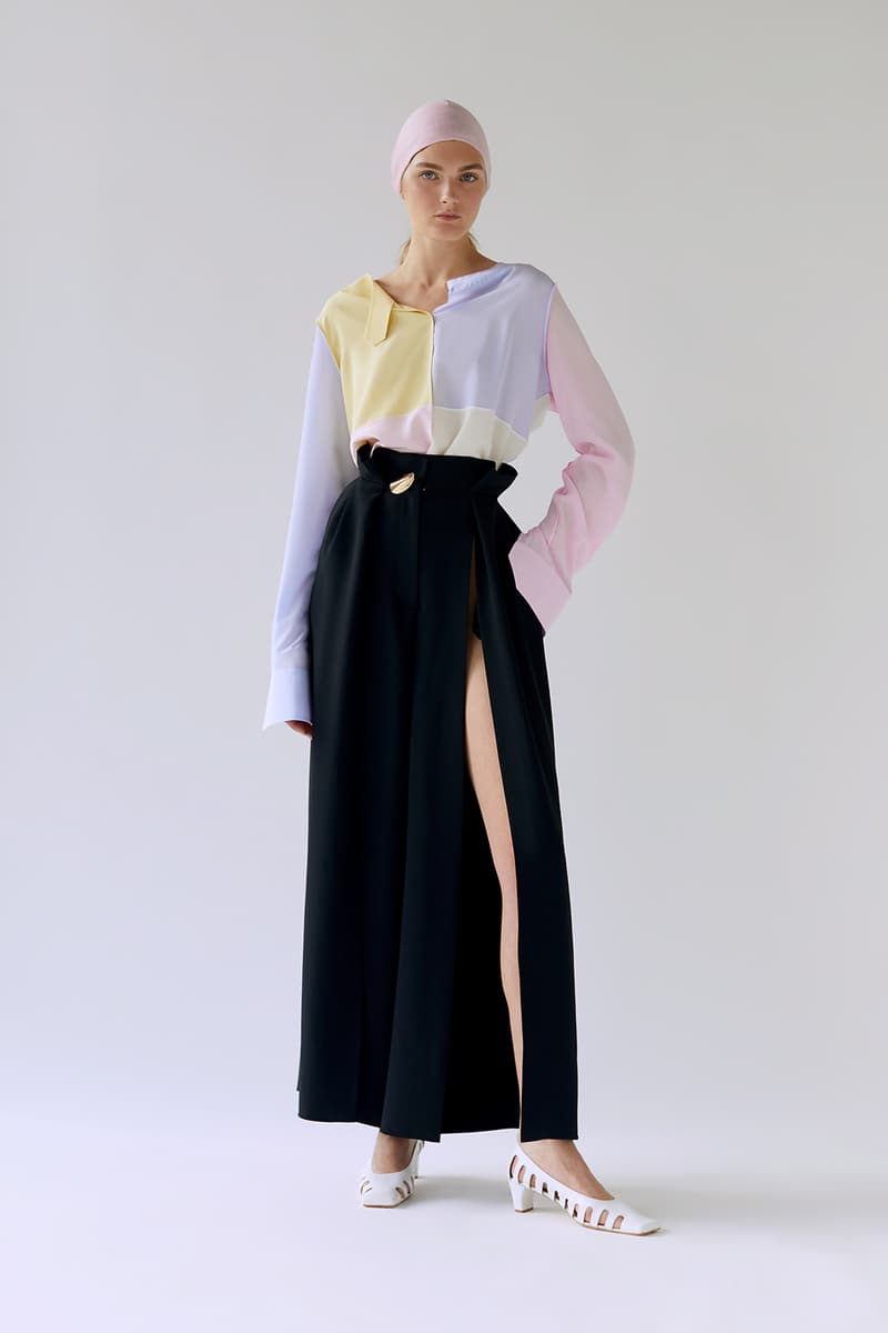 bevza spring summer lookbook black skirt