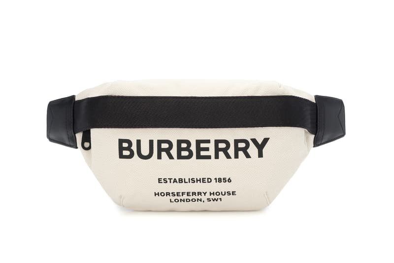 Burberry Logo Belt Bag New Logo Black and White | Hypebae