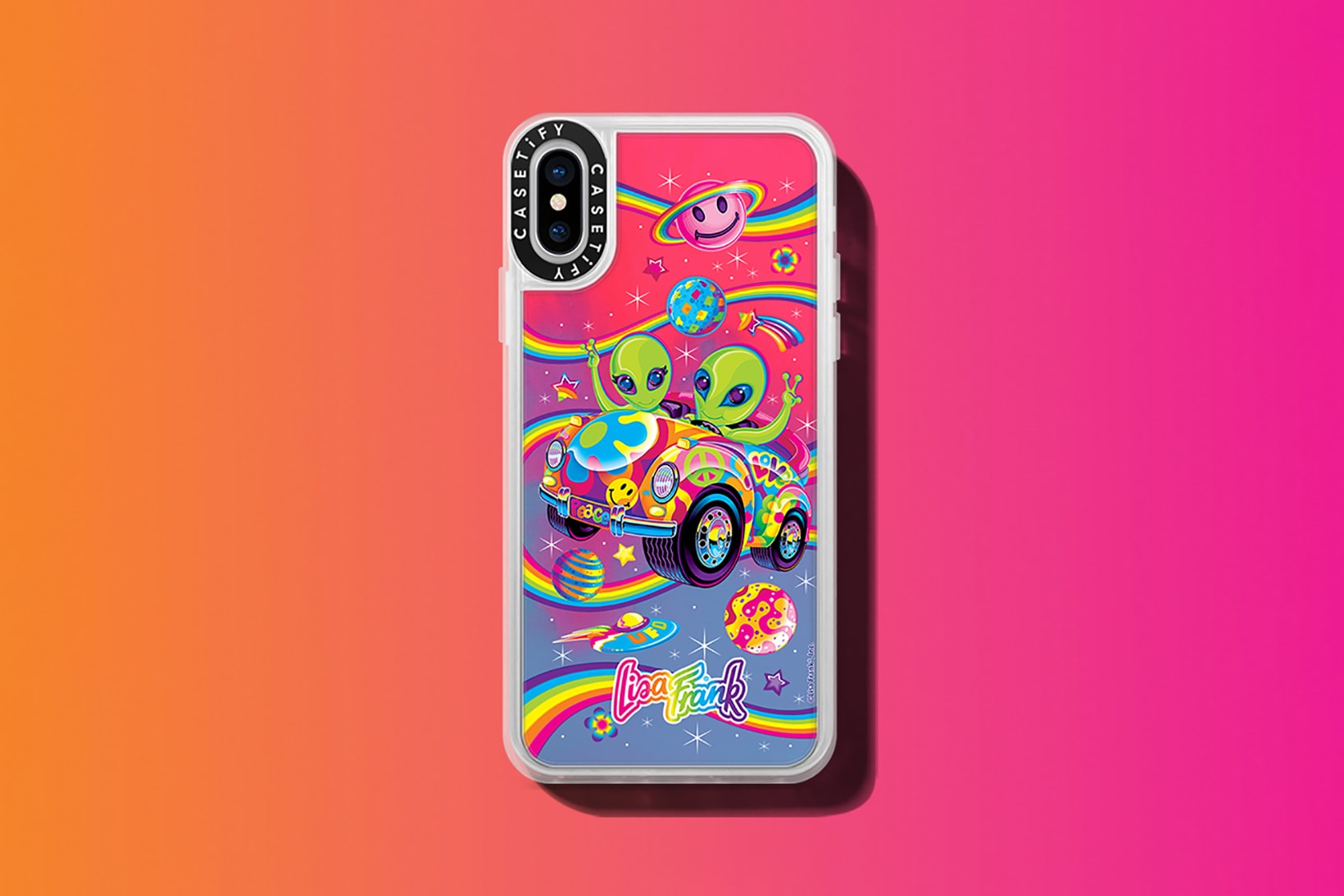 casetify lisa frank collaboration phone cases apple iphone samsung android phone airpods macbook ipad accessories tech stickers throwback childhood