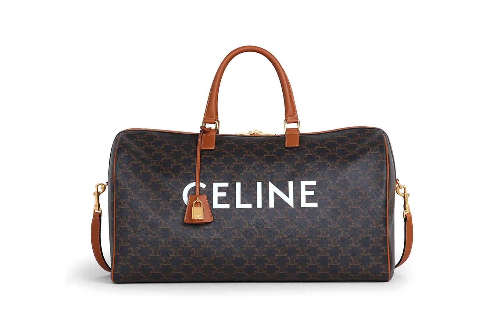 Celine Triomphe Mini Boston Bag - Brown Mini Bags, Handbags