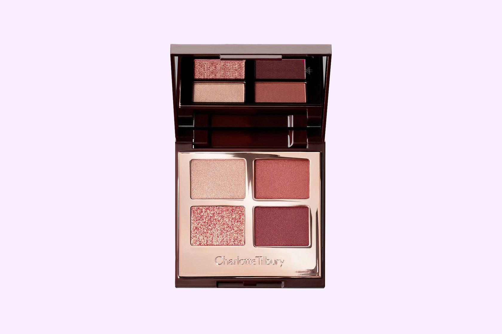 charlotte tilbury walk of shame eyeshadow palette pink matte sparkly makeup beauty