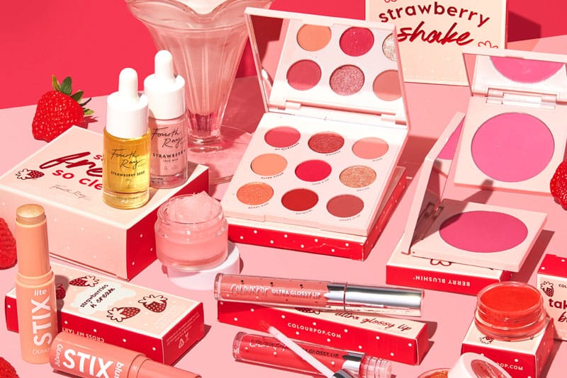 ColourPop's Latest Strawberry-Infused Collection is Here