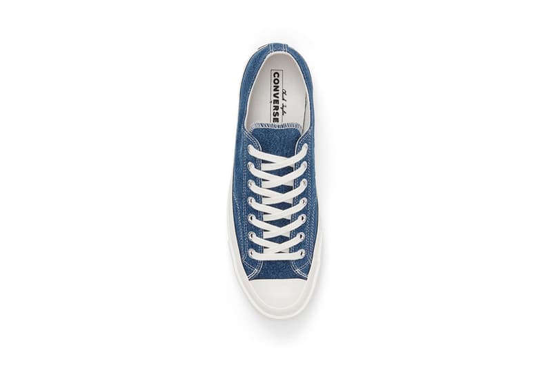 converse renew denim chuck 70s high ox low jeans upcycling sustainability eco-friendly