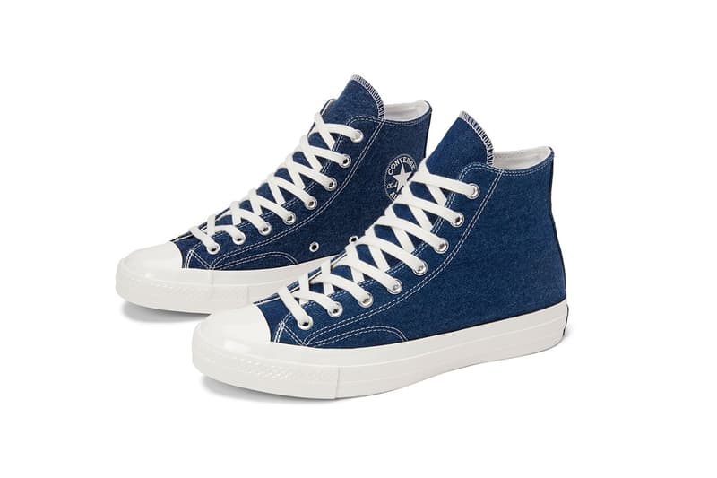 converse renew denim chuck 70s high ox low jeans upcycling sustainability eco-friendly