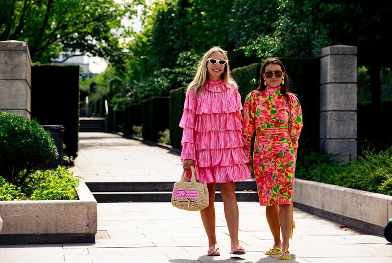 bottega veneta diagonal panelled belt item CPHFW Spring Summer 2020 Street Style SS20 Influencers havaianas