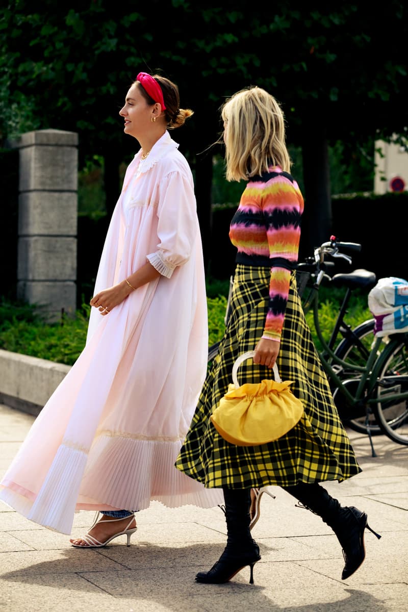 bottega veneta diagonal panelled belt item CPHFW Spring Summer 2020 Street Style SS20 Influencers