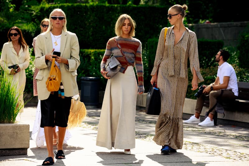 bottega veneta diagonal panelled belt item CPHFW Spring Summer 2020 Street Style SS20 Influencers