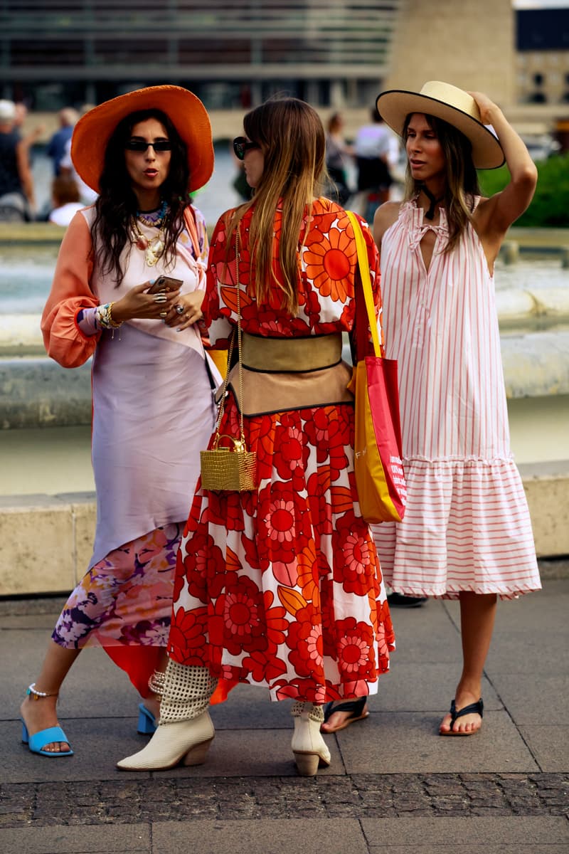 bottega veneta diagonal panelled belt item CPHFW Spring Summer 2020 Street Style SS20 Influencers Hats