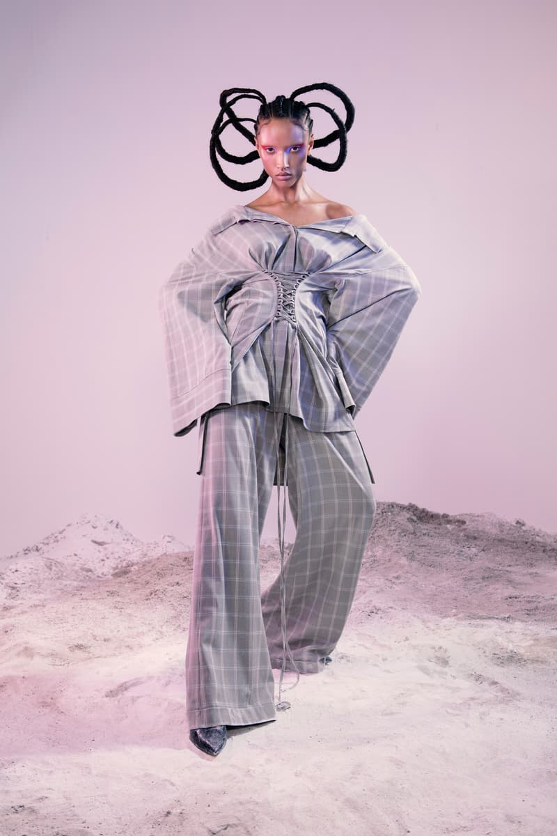 Daily Paper Fall Winter 2019 Lookbook Blazer Pants Grey