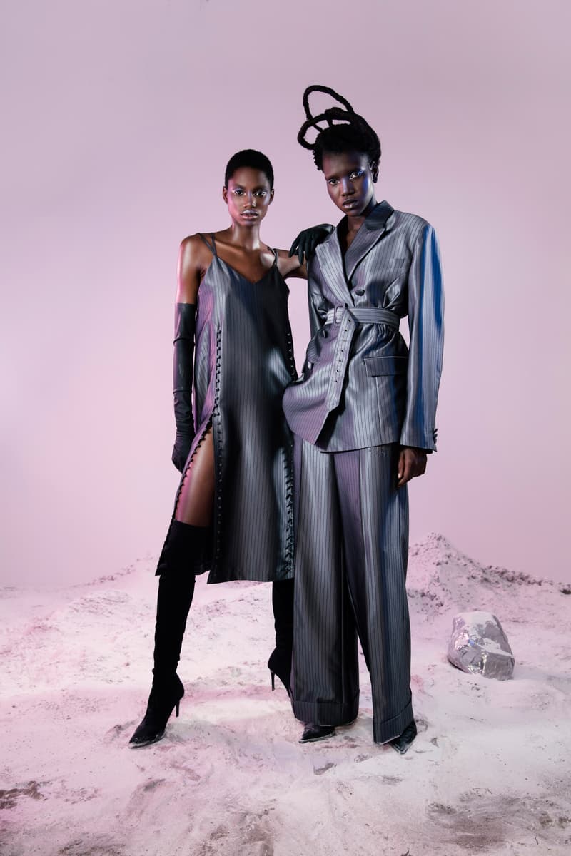Daily Paper Fall Winter 2019 Lookbook Dress Blazer Black