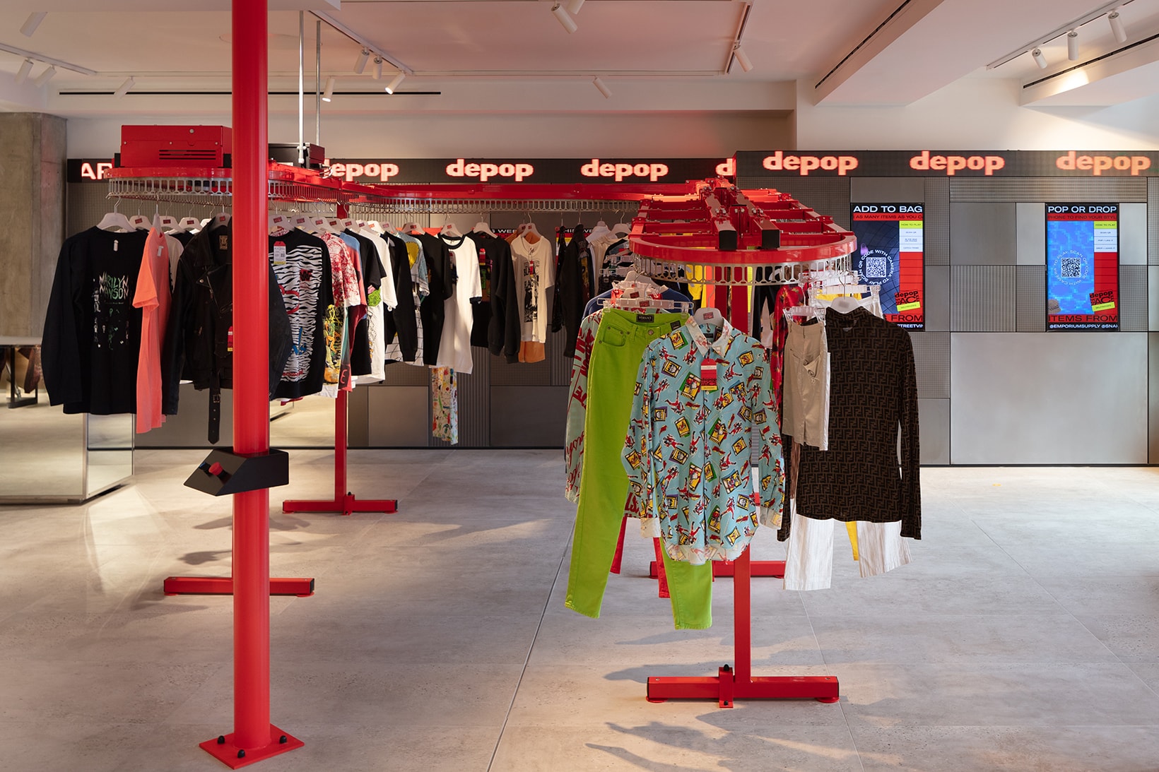 Depop Resale Shopping App London Selfridges Store Pop Up Retail