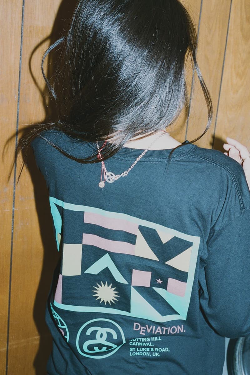 Deviaton x Stussy Notting Hill Carnival Merch Shirt Black