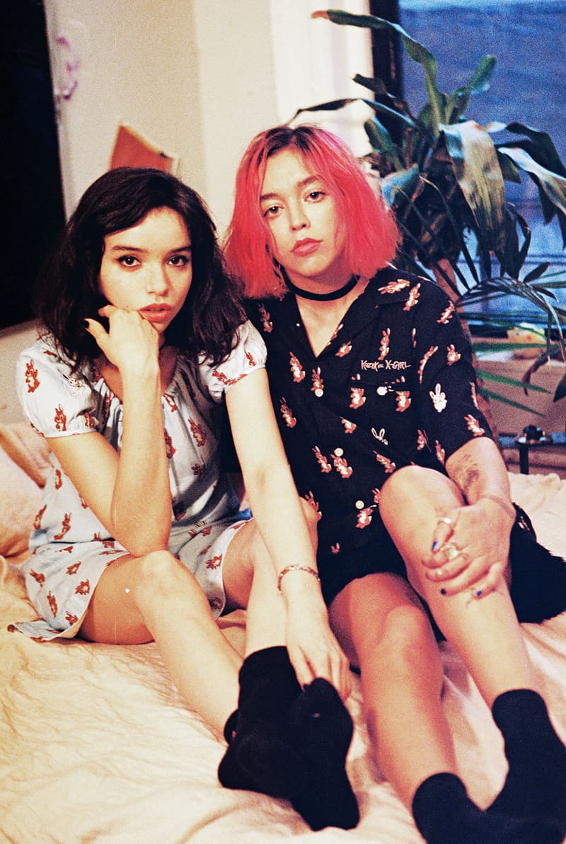dover street market x-girl london dsml pop-up collaboration t-shirts dresses womens streetwear