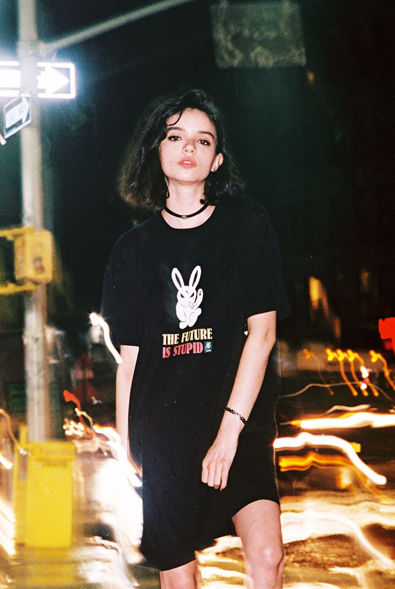 dover street market x-girl london dsml pop-up collaboration t-shirts dresses womens streetwear