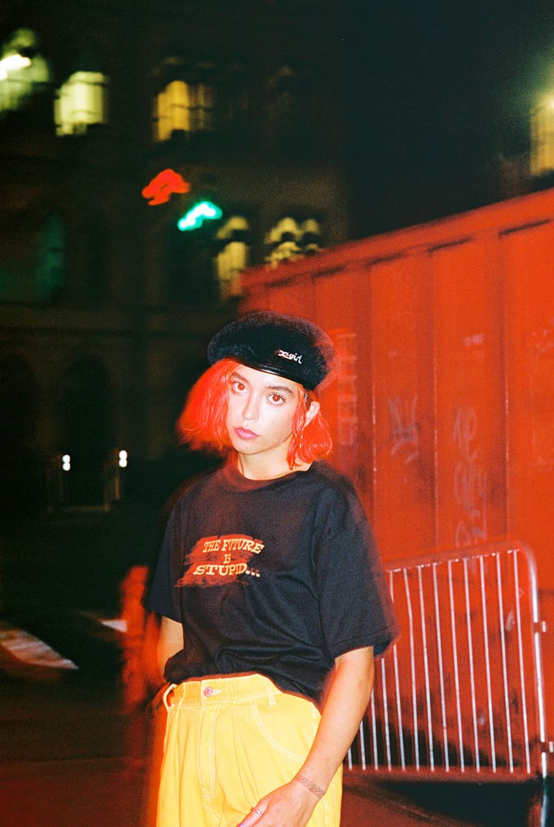 dover street market x-girl london dsml pop-up collaboration t-shirts dresses womens streetwear