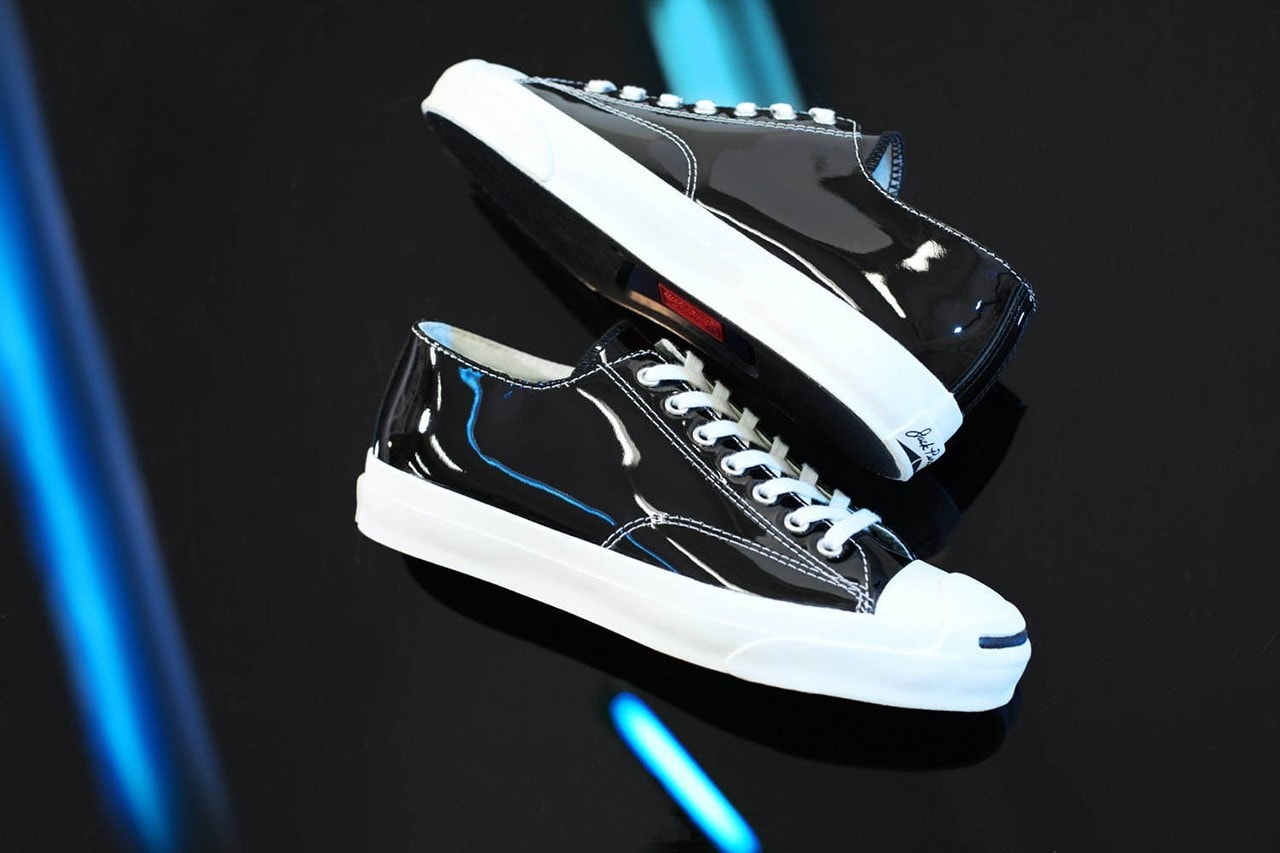 Converse Jack Purcell Enamel White Sole Glossy Japan Release Sneaker Trainer Shoe