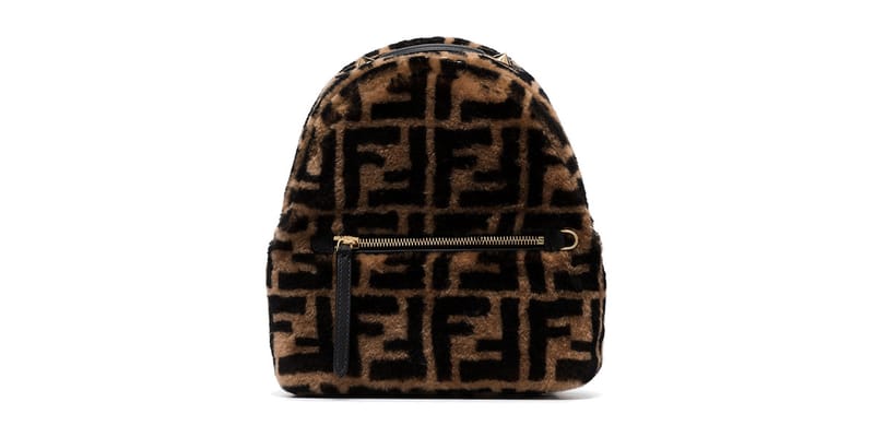 fendi shearling backpack