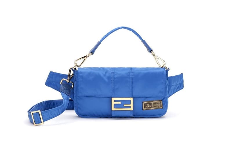 Fendi x PORTER Bag Collaboration Baguette Blue