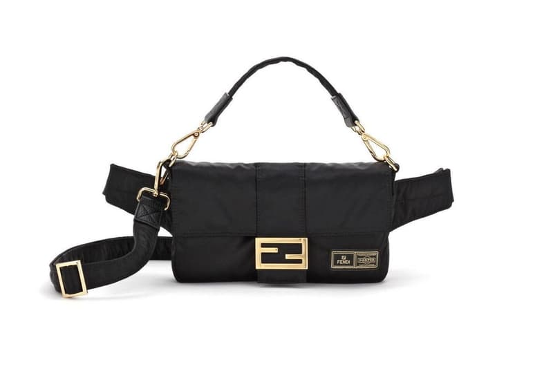 Fendi x PORTER Bag Collaboration Baguette Black