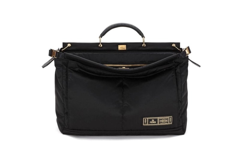 Fendi x PORTER Bag Collaboration Peekaboo Black