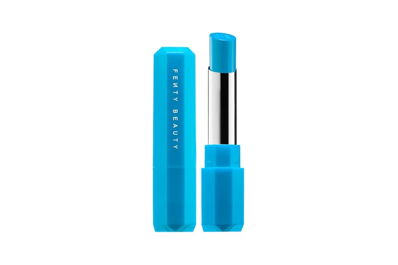 fenty beauty poutsicle limited edition juicy satin lipsticks motorboat sunsnatched electric blue orange